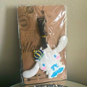 New Cinnamon roll sanrio hello kitty friend travel vacay rubber luggage tag